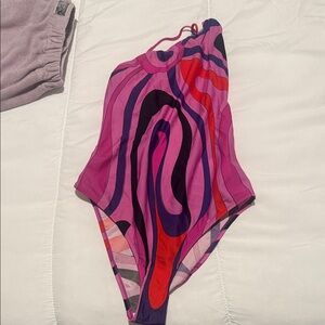 Emilio Pucci Pink and Purple Women Swimsuit